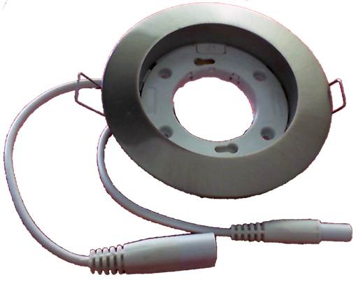 Flush-mounted spotlight
