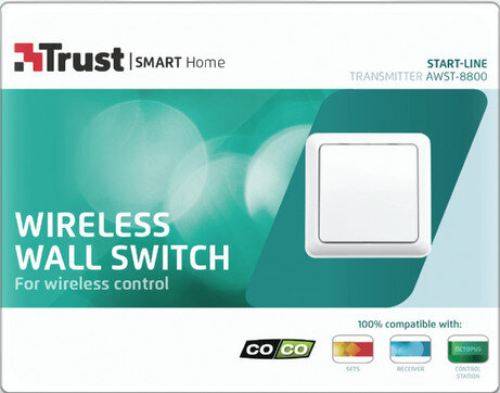 Wireless single wall switch